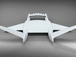 Ekranoplan sea launch 3D Model