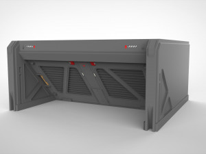Sci-fi architecture kitbash 1 3D Модель