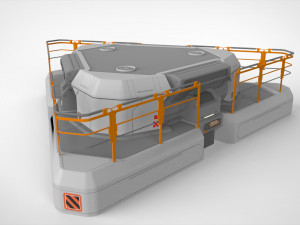 Sci-fi architecture kitbash 1 3D Модель