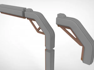 Sci-fi architecture kitbash 1 3D Model
