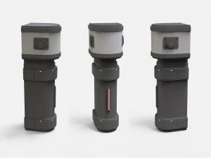 Sci-fi architecture kitbash 2 3D Model