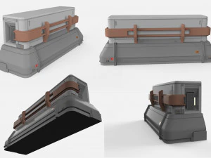 Sci-fi architecture kitbash 2 3D Model