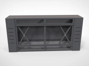 Sci-fi architecture kitbash 2 3D Model