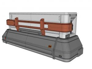 Sci-fi architecture kitbash 2 3D Model