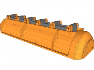 Sci-fi architecture kitbash 2 3D Model