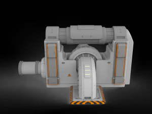 Sci-fi architecture kitbash 3 3D Model