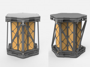 Sci-fi architecture kitbash 3 Modèle 3D