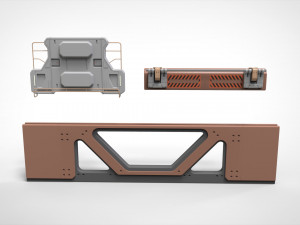 Sci-fi architecture kitbash 3 Modèle 3D