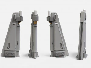 Sci-fi architecture kitbash 3 3D Model
