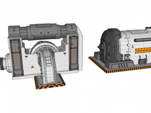 Sci-fi architecture kitbash 3 Modèle 3D