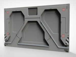 Sci-fi architecture kitbash 4 Model 3D