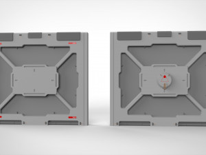 Sci-fi architecture kitbash 4 Model 3D