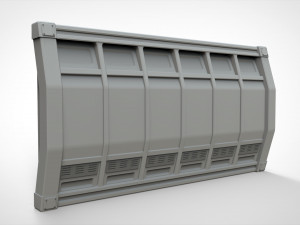 Sci-fi architecture kitbash 4 Model 3D
