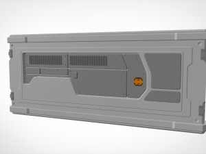 Sci-fi architecture kitbash 4 Model 3D