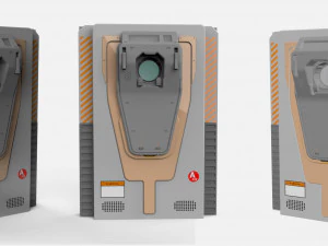 Sci-fi architecture kitbash 5 3D Model