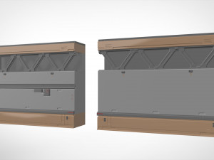 Sci-fi architecture kitbash 5 3D Model