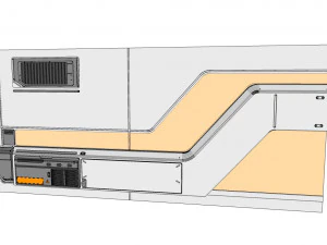 Sci-fi architecture kitbash 5 3D Model