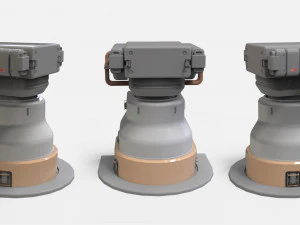 Sci-fi architecture kitbash 6 3D Model