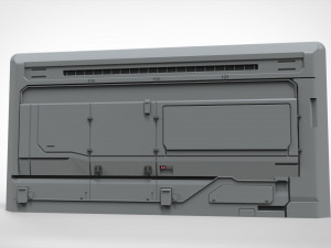 Sci-fi architecture kitbash 8 Model 3D