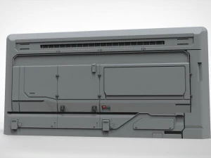 Sci-fi architecture kitbash 8 3D Model