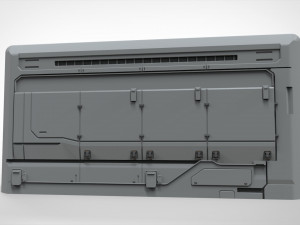 Sci-fi architecture kitbash 8 Model 3D