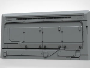Sci-fi architecture kitbash 8 3D Model