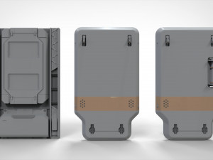 Sci-fi architecture kitbash 8 Model 3D