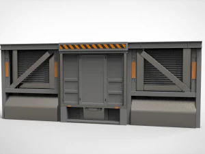 SF 建築キットバッシュ 9 3Dモデル