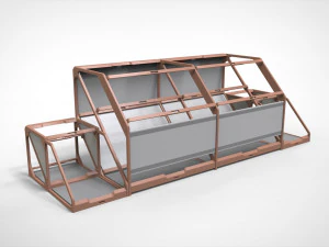 SF 建築キットバッシュ 9 3Dモデル