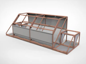 SF 建築キットバッシュ 9 3Dモデル