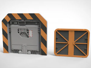 SF 建築キットバッシュ 9 3Dモデル