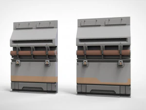 SF 建築キットバッシュ 9 3Dモデル