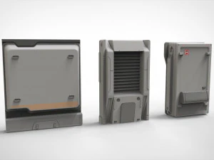 SF 建築キットバッシュ 9 3Dモデル