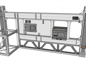 SF 建築キットバッシュ 9 3Dモデル