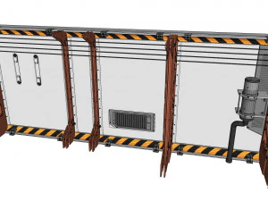 SF 建築キットバッシュ 9 3Dモデル