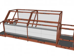 SF 建築キットバッシュ 9 3Dモデル