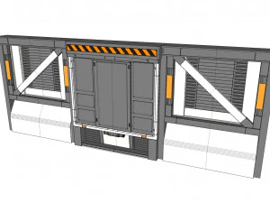 SF 建築キットバッシュ 9 3Dモデル