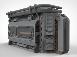 Sci fi modular environment 2 Modelo 3D