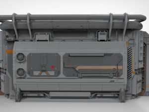 Sci fi modular environment 2 Modelo 3D