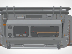 Sci fi modular environment 2 3D Model