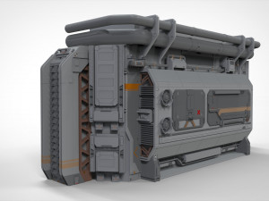 Sci fi modular environment 2 Modelo 3D
