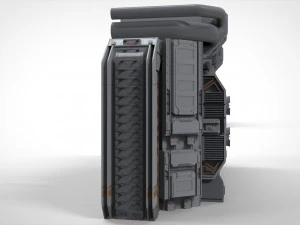 Sci fi modular environment 2 3D Model