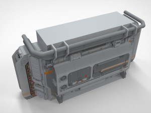 Sci fi modular environment 2 Modelo 3D