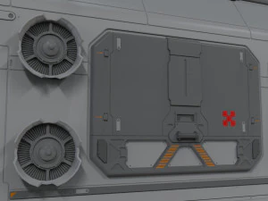 Sci fi modular environment 2 3D Model