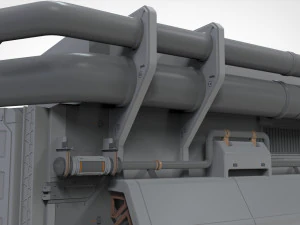 Sci fi modular environment 2 3D Model