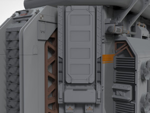 Sci fi modular environment 2 Modelo 3D