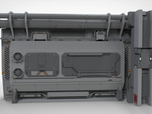 Sci fi modular environment 2 Modelo 3D