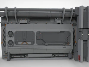 Sci fi modular environment 2 3D Model