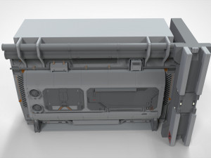 Sci fi modular environment 2 Modelo 3D