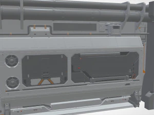 Sci fi modular environment 2 3D Model